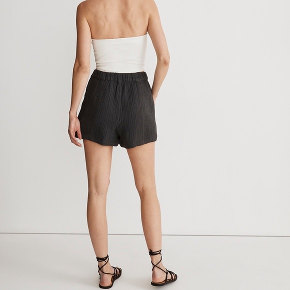 NWOT Madewell Lightspun Easy Pull On Short in Cream - Picture 13 of 14